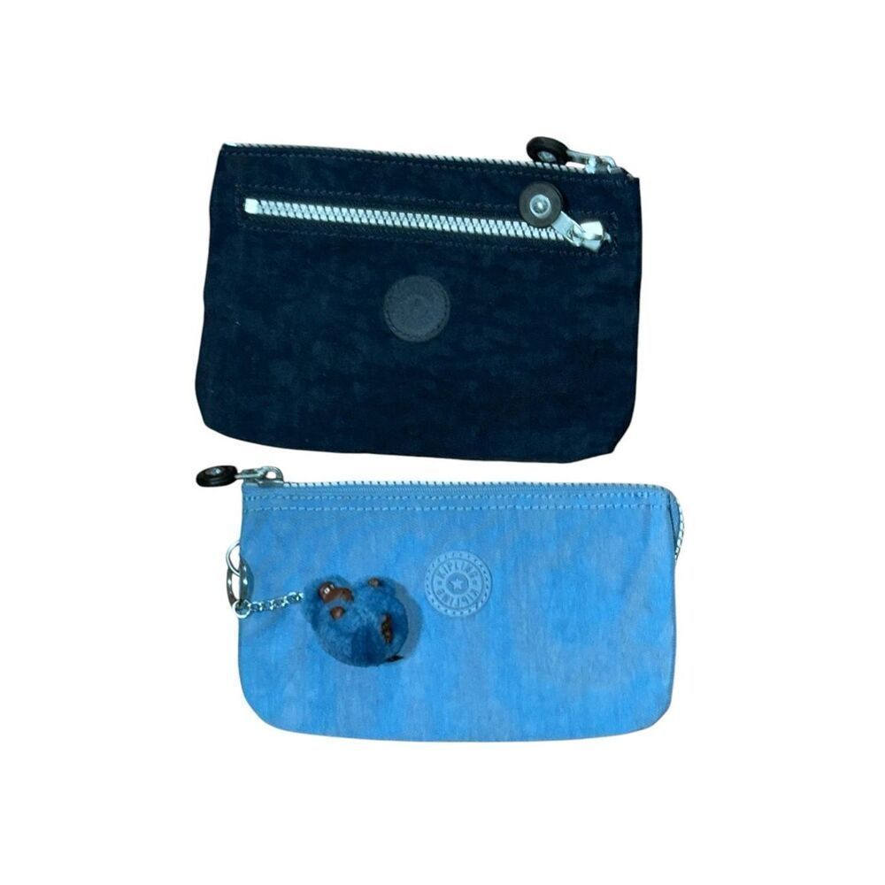BEAUTIFUL 2 set bundle Kipling womens Dream Blue and  black Kipling CREATIVITY, - Picture 3 of 10